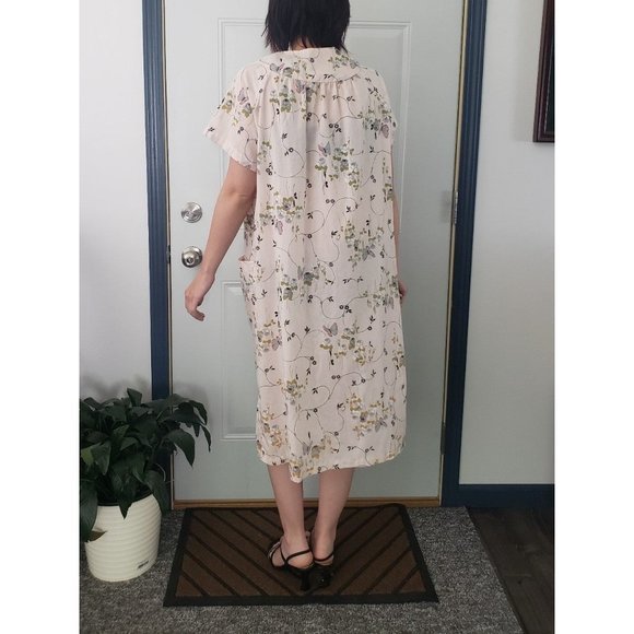 70s/80s Butterfly Snap Front Robe - Picture 3 of 4